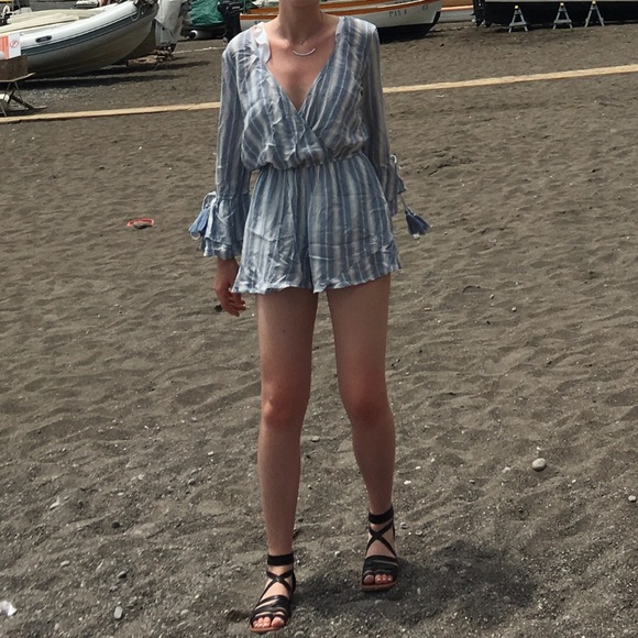 🤍 blue romper 💙 - Picture 5 of 5